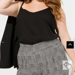 Torrid size 3 Ava Stretch Challis Black